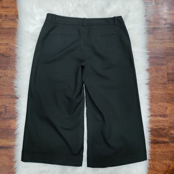 The Limited Cassidy Fit Classic Black Wide Leg Cropped Pants Women's Size 4 - Picture 3 of 10